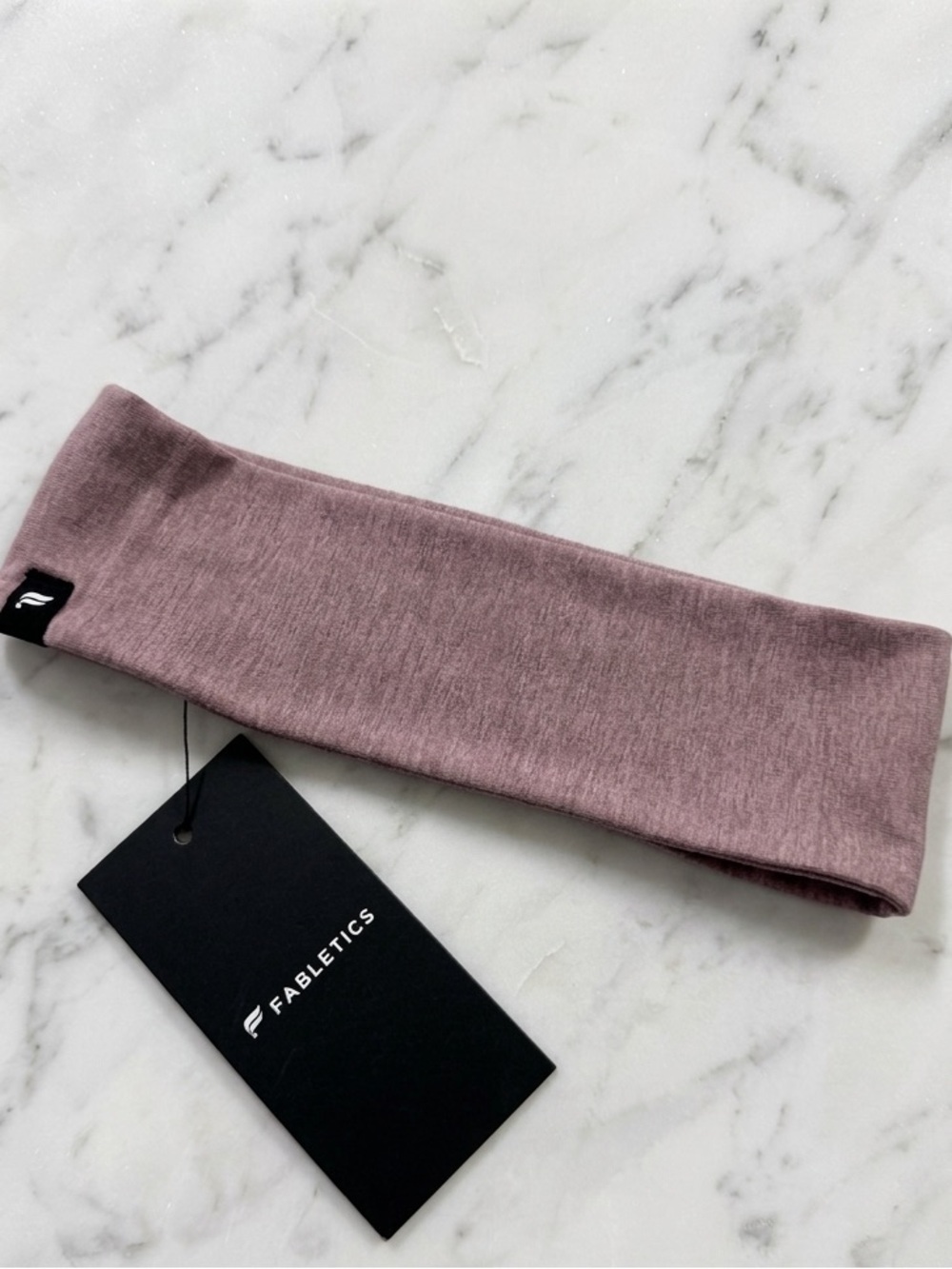 NEW Fabletics Dusty Rose Athletic Headband – Non-Slip Sport Hairband